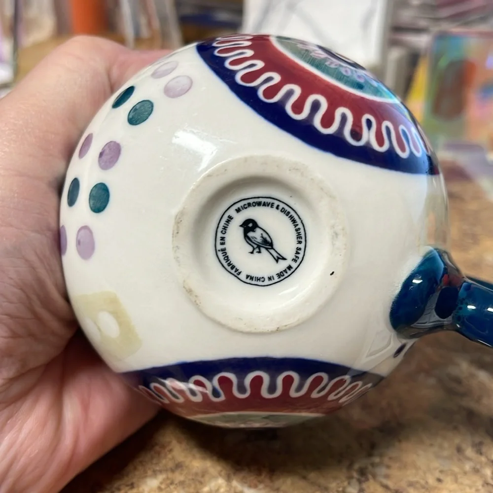 Anthropologie Orchid Pavilion Mug